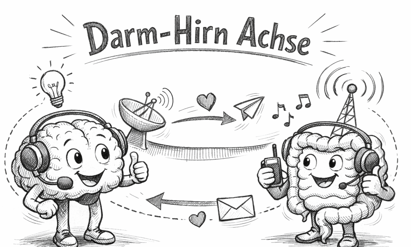 Darm-Hirn-Achse und Reflux